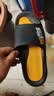 回力运动拖鞋男浴室内户外减震防滑厚底凉拖鞋HL39651黑黄色46-47码 实拍图
