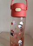 膳魔师（THERMOS）儿童水杯tritan便携塑料直饮杯小学生开学必备小熊猫水壶600ml红 实拍图
