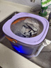 拜飞内衣内裤洗衣机自动洗脱一体迷你小型家用婴儿专用洗袜子神器内裤清洗机懒人洗衣机 升级款薰衣草紫【蓝光+CLE深度清洁+低音静洗】 实拍图