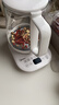 美的（Midea）养生壶大容量 柔声轻音变频煮茶器智能预约1.5L烧水壶 全自动恒温玻璃煮茶壶 保温一体电水壶 【双层隔热盖】14大养生功能12Q 1.5L 实拍图