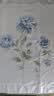 水星家纺四件套床上纯棉100%a类全棉透气床单被套双人1.8米×2米床蓝玫瑰家居馆 实拍图