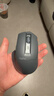 英菲克（INPHIC）M9 无线鼠标可充电轻音办公人体工学电脑台式笔记本2.4G通用便携Typec 灰【可视电量】 实拍图