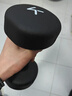 Keep哑铃男女健身家用彩色浸塑环保手铃亚铃肌肉训练墨灰色5kg*2 实拍图