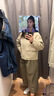 优衣库女装休闲短茄克/巴恩风外套夹克483807 484664 483807/31米色 M 实拍图