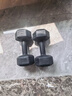华亚（HUAYA） 哑铃环保包胶六角手铃男士家用健身器材 5KG 一对（2.5KG*2只） 实拍图