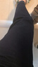 百图betu女装春季新款牛仔裤高腰九分直筒阔腿裤裤子女2502T70 深牛仔蓝 L 实拍图