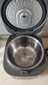 美的（Midea）电饭煲大布丁0涂层电饭锅4升316L母婴级不锈钢内胆3-4人家用多功能无涂层微压智能RE487S品牌官方 实拍图