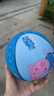 亚之杰玩具儿童小猪佩奇2号篮球0-3岁小皮球拍拍球亲子感统训练生日节日礼物 实拍图