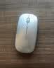 英菲克（INPHIC）M1无线鼠标可充电办公蓝牙三模电量显示静音便携适用于惠普华硕苹果IPAD笔记本电脑无限轻音 【无线-2.4G电量显示增强版】Ty-C充电太空银 实拍图