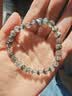 石玥珠宝精品5-6mm天然绿幽灵手串本命年转运珠手链男女士款 水晶玛瑙 实拍图