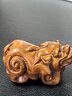 老挝黄花梨木雕手把件招财貔貅手工实木雕刻红木核桃摆件工艺礼品 招财貔貅 约7公分 实拍图