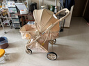 可美嘉婴儿推车可坐可躺轻便折叠新生儿双向婴儿车高景观宝宝手推车 香槟金Pro Max+(全罩+轻便护脊) 实拍图