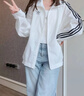 adidas情侣款复古风梭织立领夹克外套男女秋季阿迪达斯官方三叶草 晒单实拍图