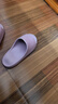 优调拖鞋男足弓支撑居家防臭夏季浴室洗澡防滑情侣拖鞋女 紫色 35-36 实拍图