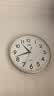 康巴丝（Compas）挂钟客厅 12英寸简约静音客厅石英钟表挂墙时钟 C2866 金色30.5cm 实拍图