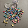 晨光（M&G）文具6#15mm 60只/罐 金刚系列彩色长尾夹 大号金属票据夹 办公用品燕尾夹 ABS916LC 实拍图