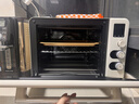 海氏（Hauswirt）C40四代电烤箱家用专业烘焙多功能发酵一体机空气炸背部风机热风循环四面搪瓷内胆 米白色 40L 实拍图