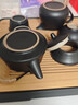 京东京造 茶具整套 功夫茶具陶瓷套装茶壶茶杯茶盘【黑陶提梁壶】 12件套  实拍图