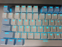 达尔优（dareu）EK815机械合金键盘 有线键盘 游戏键盘 108键单光 男生女生 电脑键盘  白色蓝色 青轴 实拍图