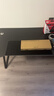 甄严选电脑桌台式电竞桌椅套装组合桌子办公家用桌学习桌书房书桌写字桌 【黑架+黑碳纤纹面】单桌140*70 实拍图