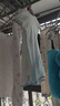 贝瑞加（Babyprints）新生儿连体衣2件装初生男女宝宝纯棉衣服四季内衣A类护肚 蓝52 实拍图