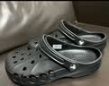 CROCS卡骆驰洞洞鞋贝雅洞洞鞋轻便运动鞋耐磨一脚蹬拖鞋休闲鞋|10126 黑色-001 45 (290mm) 实拍图
