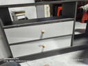 宜造电视柜简约现代落地客厅家用小户型电视机柜北欧卧室边柜电视机柜 四门加长|莫兰迪灰+白140cm 实拍图