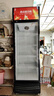 格点大容量饮料柜商用冰柜直冷藏展示柜酒水柜纯风冷无霜保鲜柜超市玻璃门冰箱立式啤酒柜 大单门下机组风冷 360°循环速冷款 实拍图