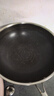 炊大皇炒锅304不锈钢有钛炒菜锅煎锅平底不粘炒锅32cm 可立可视盖不挑灶 实拍图
