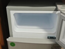 荣事达（Royalstar）小冰箱小型家用出租房双门一级能效宿舍冷藏冷冻两用节能电冰箱 42A126【一级能效】【三天不到1度电】银 实拍图