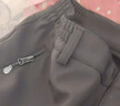 探拓（TECTOP）冲锋裤女加绒保暖防风软壳裤登山徒步裤  女款黑色 S 实拍图