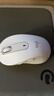 罗技（Logitech）优选系列M650无线蓝牙鼠标 办公蓝牙静音鼠标Mac苹果ipad鼠标人体工学双模鼠标大小手可选男女通用 M650中小手 白M（M750入门款） 实拍图