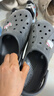 卡骆驰（CROCS）贝雅云彩女士洞洞鞋休闲鞋|208186 冬日白-11S    39 (250mm) 实拍图