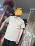 皮尔卡丹220g精梳全棉短袖T恤男士翻领纯色夏季透气Polo衫上衣薄 实拍图