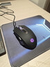 惠普（HP）M220游戏鼠标USB有线鼠标自定义宏驱动2400DPI吃鸡LOL鼠标电竞游戏鼠标 黑色 四色混光 静音版 实拍图