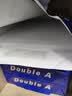 Double A  80g A4 复印纸 500张/包  5包/箱（2500张） 实拍图