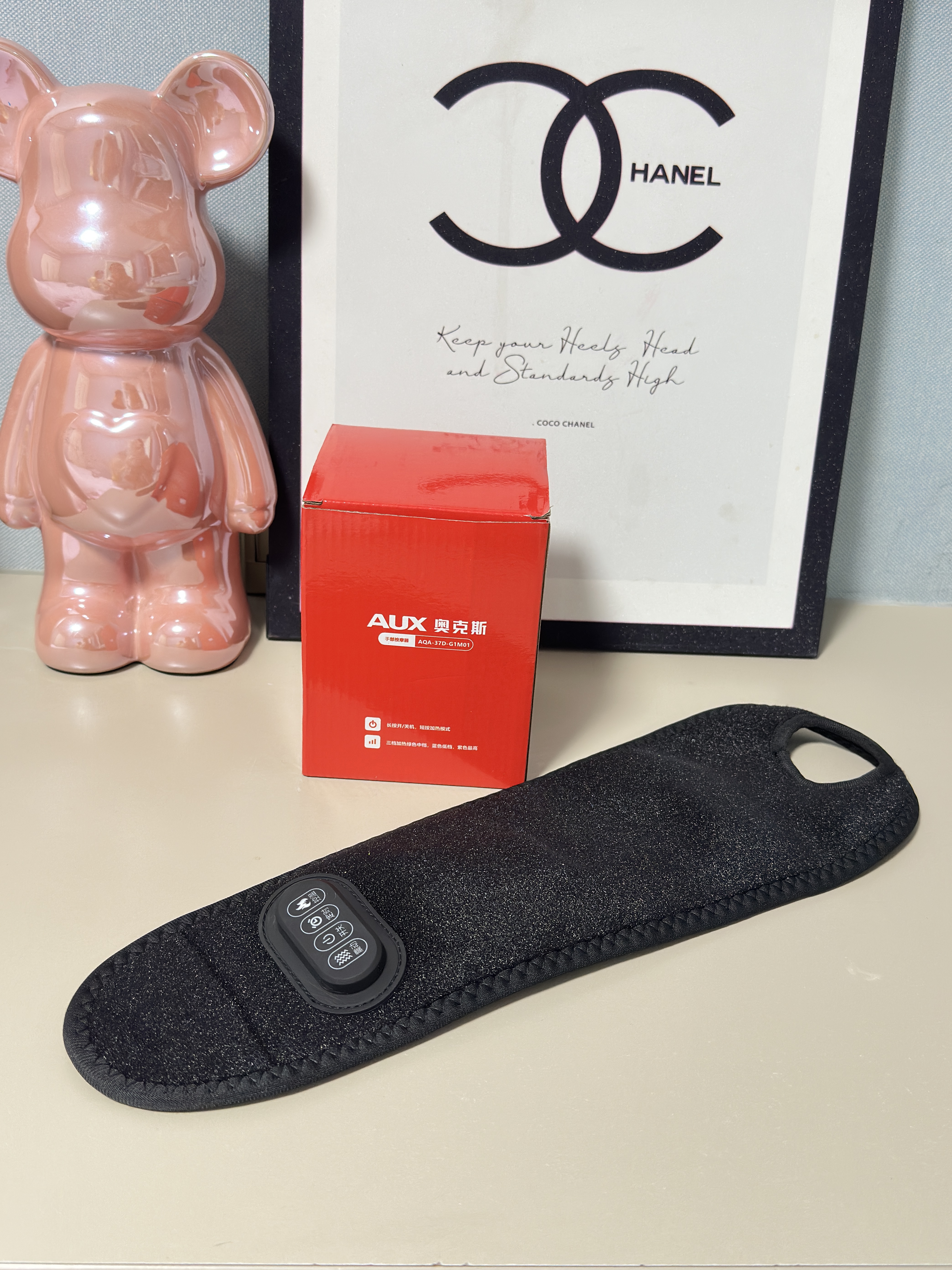 奥克斯（AUX）手部按摩仪腱鞘炎按摩仪手腕按摩仪护腕理疗仪震动热敷鼠标手便携教师节礼物生日实用送老师长辈 【便携版】艾灸热敷+高频震动按穴位+3档定时+礼盒 男女老少【左右手通用-送艾草片】送父母长辈 实拍图