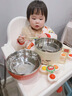 COOKSS饭盒上班族饭缸大容量初中生食堂不锈钢打饭碗快餐杯饭盆儿童宝宝 实拍图