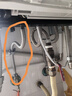 九牧（JOMOO）不锈钢金属编织软管冷热进水软管水管马桶热水器软管 40CM 实拍图