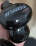 山水（SANSUI）【国家补贴丨2026新款】W133蓝牙耳机耳夹式骨传导概念开放式无线不入耳运动跑步游戏降噪 雅黑 实拍图