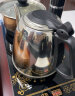 佳铖茶吧机水壶单个烧水壶不锈钢玻璃壶保温适配立式饮水机志高容声 哑光顶珠304不锈钢水壶  4环 实拍图