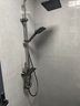 九牧优选淋浴花洒套装钢琴按键恒温增压喷头家用浴室卫生间手持淋雨器 【YF1-6002】枪灰色-沁氧增压冷热款 花洒套装 实拍图