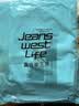 JEANSWEST LIFE真维斯夏季纯棉短袖t恤男潮牌青少年透气五分袖男孩字母百搭半袖A 实拍图