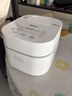 美的（Midea）电饭煲家用智能HI电饭锅2-3-4-5-6人IH电磁加热大火力快煮精钢厚釜内胆一键柴火饭3L IH饭煲白色(2-6人) 3L 实拍图