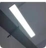 亮源方办公室吊灯LED长条灯会议教室超市吊线灯具商业写字楼健身房照明 黑色120*18cm 48W高亮白光 实拍图