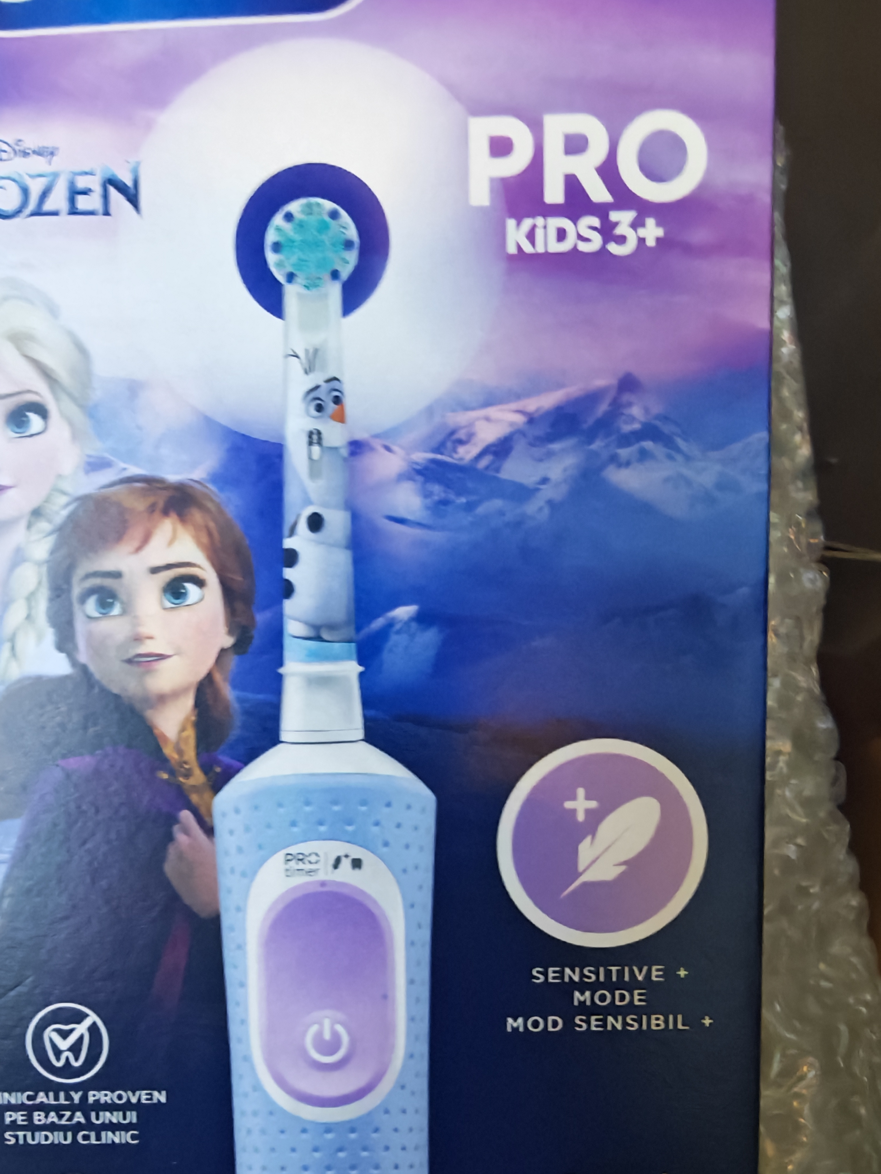 欧乐B（Oral-B）欧洲进口儿童电动牙刷冰雪奇缘款 实拍图