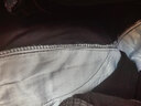 友家坊中年牛仔裤女春秋老年女裤直筒裤子松紧腰宽松休闲高腰牛仔裤女 256黑色加绒 5XL （适合体重152-165斤） 实拍图