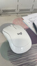 罗技（Logitech）M221 轻音鼠标 无线鼠标 办公鼠标 对称鼠标 带无线微型接收器 米白色 实拍图