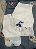 babycare婴儿隔汗巾吸汗巾儿童幼儿园3-6岁纯棉跳舞熊28*52cm（3条装） 实拍图