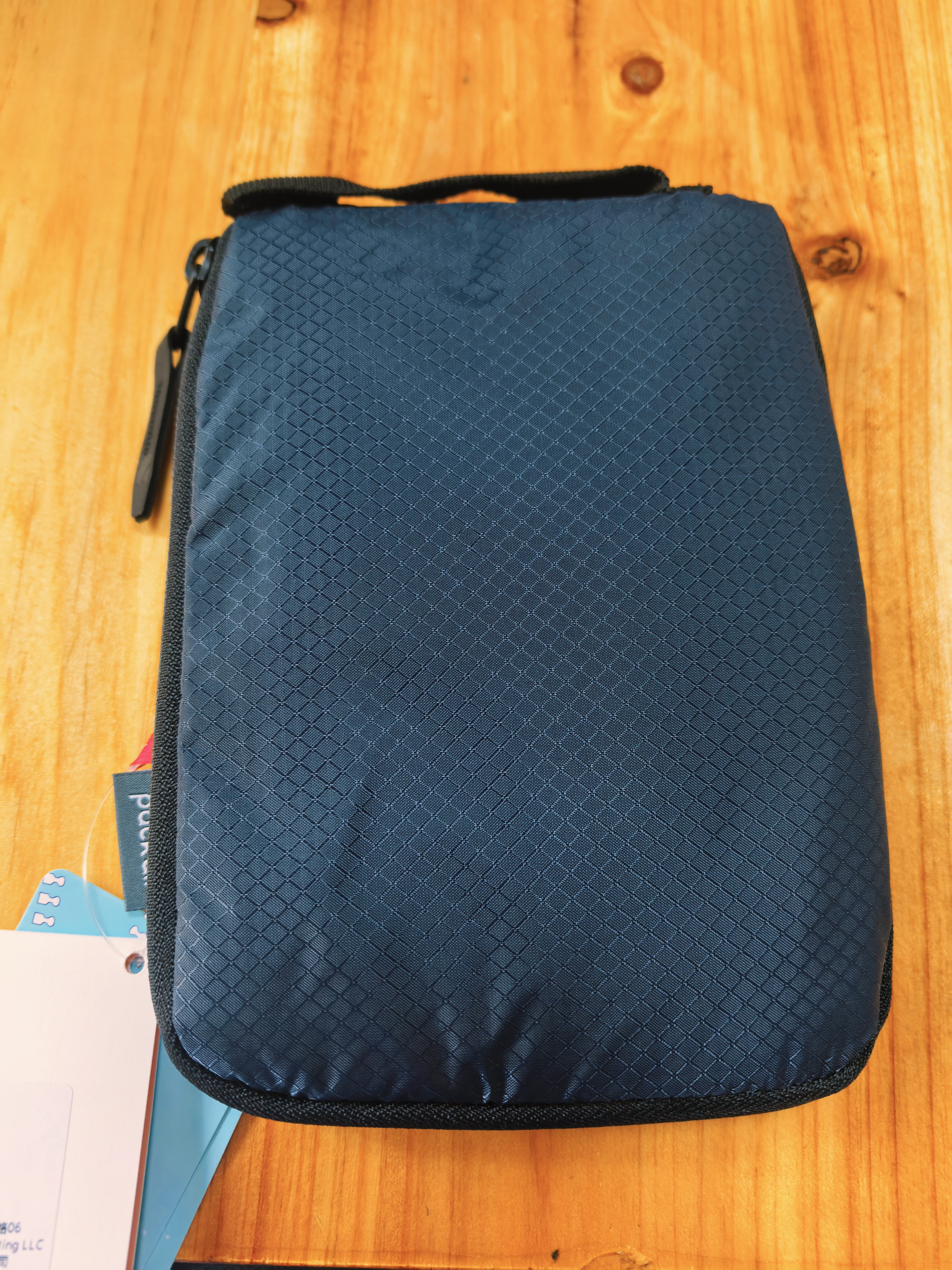 pack all 折叠手提包便携收纳旅行包大容量防泼水购物袋单肩包 藏青16L 实拍图